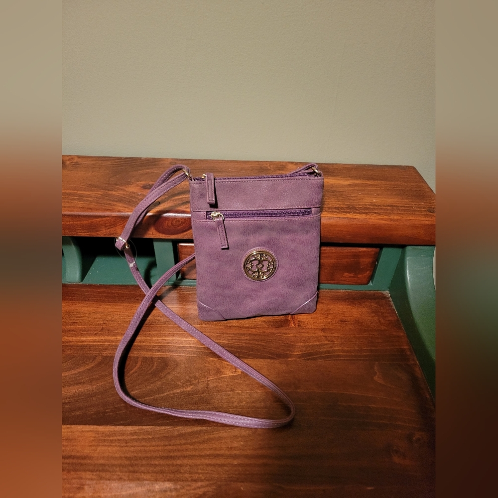 Purple massini crossbody